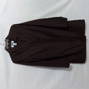 Old Navy Women's Dark Brown Water-Resistant Trench Coat